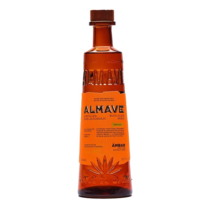 Almave Amber Non-Alcoholic Non-Tequila Spirit 23.7oz / Undosed